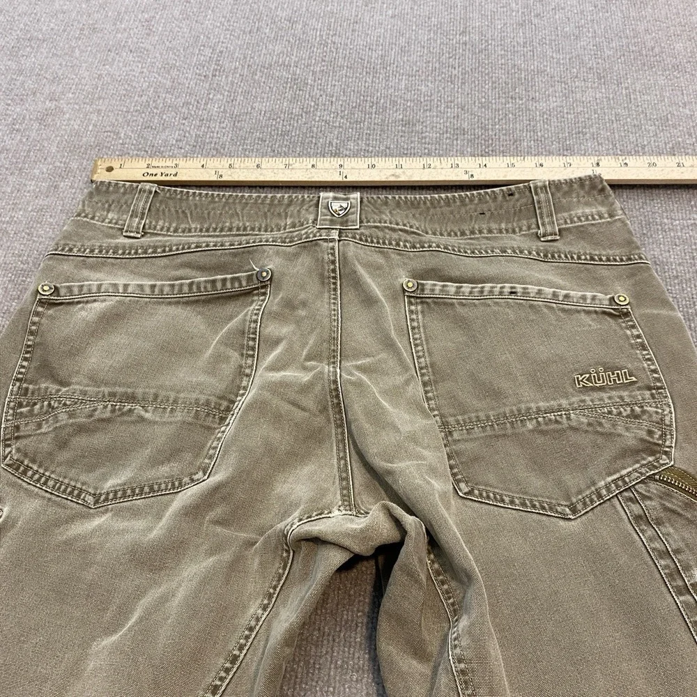 Kuhl The Law Pants Mens 36x32 Brown Vintage Patina Dye Hiking Gorpcore Outdoors